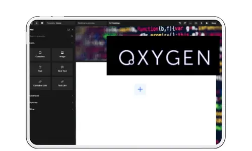 Oxygen – Visual Site Builder Premium